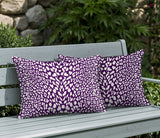 Kiefer Zebra Print Indoor/Outdoor Reversible Rectangular Pillow