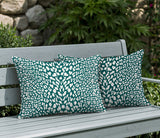 Kiefer Zebra Print Indoor/Outdoor Reversible Rectangular Pillow