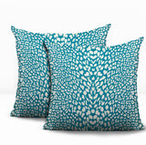Kiefer Zebra Print Indoor/Outdoor Reversible Square Pillow