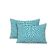 Kiefer Zebra Print Indoor/Outdoor Reversible Rectangular Pillow
