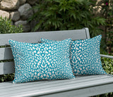 Kiefer Zebra Print Indoor/Outdoor Reversible Rectangular Pillow