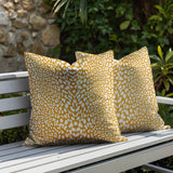 Kiefer Zebra Print Indoor/Outdoor Reversible Square Pillow