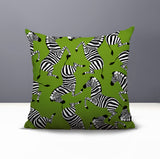 Kiji Zebra Reversible Indoor/Outdoor Square Pillow