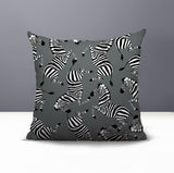 Kiji Zebra Reversible Indoor/Outdoor Square Pillow