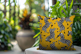 Kiji Zebra Reversible Indoor/Outdoor Square Pillow
