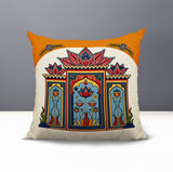 Kimaya Lotus Arch Reversible Indoor/Outdoor Pillow