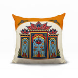 Kimaya Lotus Arch Reversible Indoor/Outdoor Pillow