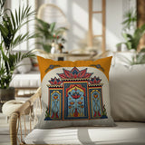 Kimaya Lotus Arch Reversible Indoor/Outdoor Pillow