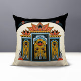 Kimaya Lotus Arch Reversible Indoor/Outdoor Pillow