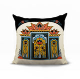 Kimaya Lotus Arch Reversible Indoor/Outdoor Pillow