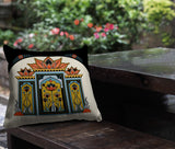 Kimaya Lotus Arch Reversible Indoor/Outdoor Pillow