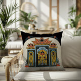 Kimaya Lotus Arch Reversible Indoor/Outdoor Pillow