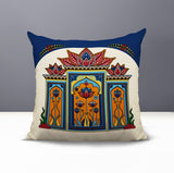 Kimaya Lotus Arch Reversible Indoor/Outdoor Pillow