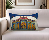 Kimaya Lotus Arch Reversible Indoor/Outdoor Pillow