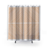 Kimberly Shower Curtain in Orange