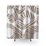 Kio Shower Curtain in Beige