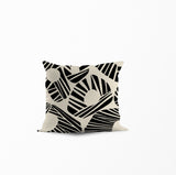 Kio Abstract Reversible Indoor/Outdoor Square Pillow Cover