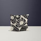 Kio Abstract Reversible Indoor/Outdoor Square Pillow Cover
