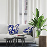 Kio Abstract Reversible Indoor/Outdoor Square Pillow Cover