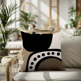 Kiora Abstract Reversible Indoor/Outdoor Square Pillow