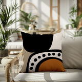 Kiora Abstract Reversible Indoor/Outdoor Square Pillow