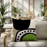 Kiora Abstract Reversible Indoor/Outdoor Square Pillow