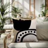 Kiora Abstract Reversible Indoor/Outdoor Square Pillow