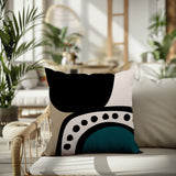 Kiora Abstract Reversible Indoor/Outdoor Square Pillow