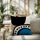 Kiora Abstract Reversible Indoor/Outdoor Square Pillow