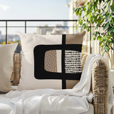 Kipa Abstract Reversible Indoor/Outdoor Square Pillow