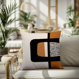 Kipa Abstract Reversible Indoor/Outdoor Square Pillow