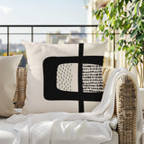 Kipa Abstract Reversible Indoor/Outdoor Square Pillow