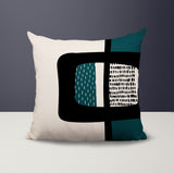 Kipa Abstract Reversible Indoor/Outdoor Square Pillow