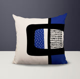 Kipa Abstract Reversible Indoor/Outdoor Square Pillow