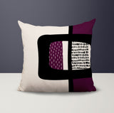 Kipa Abstract Reversible Indoor/Outdoor Square Pillow