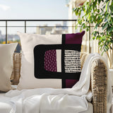Kipa Abstract Reversible Indoor/Outdoor Square Pillow