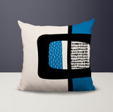 Kipa Abstract Reversible Indoor/Outdoor Square Pillow
