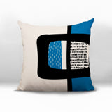 Kipa Abstract Reversible Indoor/Outdoor Square Pillow