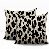 Kirk Zebra Print Indoor/Outdoor Reversible Square Pillow