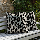 Kirk Zebra Print Indoor/Outdoor Reversible Square Pillow