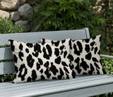 Kirk Zebra Print Indoor/Outdoor Reversible Rectangular Pillow