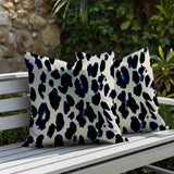 Kirk Zebra Print Indoor/Outdoor Reversible Square Pillow