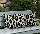 Kirk Zebra Print Indoor/Outdoor Reversible Rectangular Pillow
