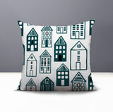 Kirk Skandi Street Reversible Indoor/Outdoor Square Pillow