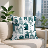 Kirk Skandi Street Reversible Indoor/Outdoor Square Pillow