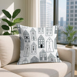 Kirk Skandi Street Reversible Indoor/Outdoor Square Pillow