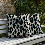 Kirk Zebra Print Indoor/Outdoor Reversible Square Pillow