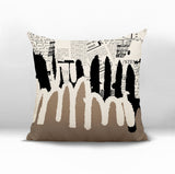 Kisha Abstract Reversible Indoor/Outdoor Square Pillow