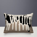 Kisha Abstract Reversible Indoor/Outdoor Rectangle Pillow