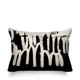 Kisha Abstract Reversible Indoor/Outdoor Rectangle Pillow